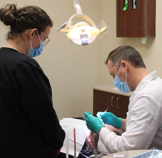 Hilliard Dentist at Work