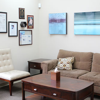 Hilliard Modern Dental Office Waiting Room