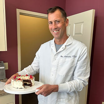 Benjamin R. Lamielle, DDS with Cake
